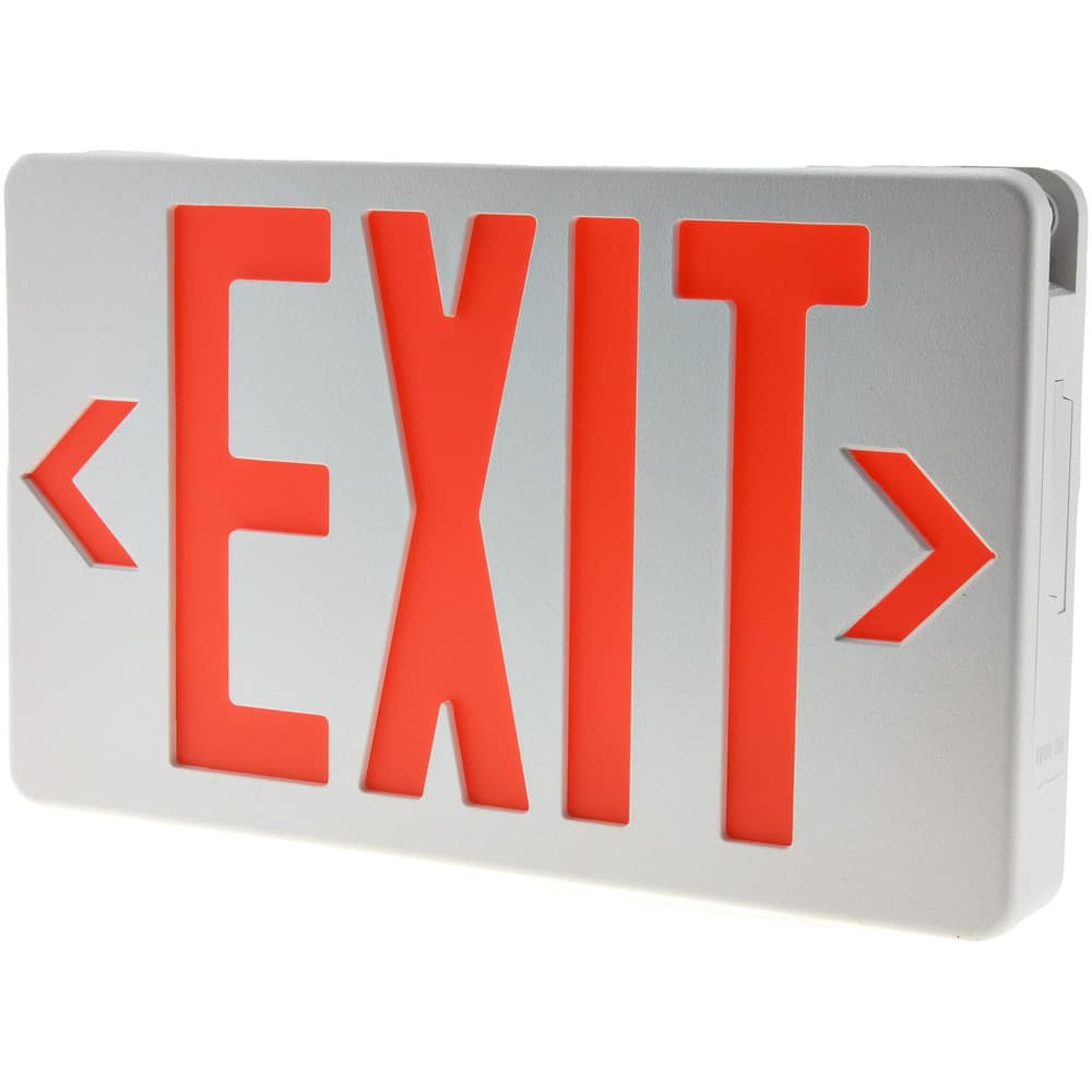 1 & 2 Face Universal Mount LED Combination Exit Signs