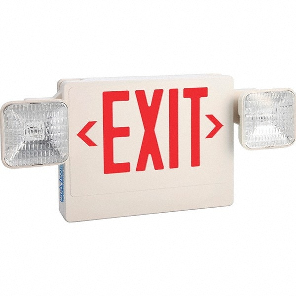 1 Face Ceiling & Wall Mount LED Combination Exit Signs