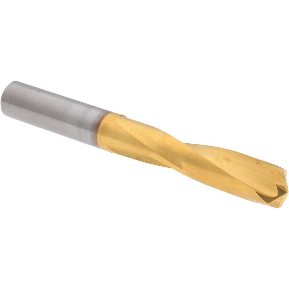 Hertel CBDD-19 Screw Machine Length Drill Bit: 0.3438" Dia, 135 °, Solid Carbide Image