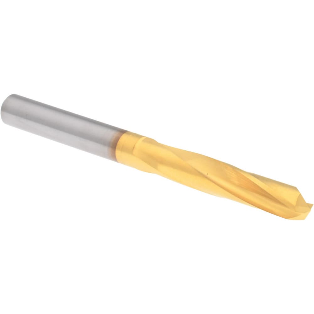 Hertel CBDD-10 Screw Machine Length Drill Bit: 0.2031" Dia, 135 °, Solid Carbide Image