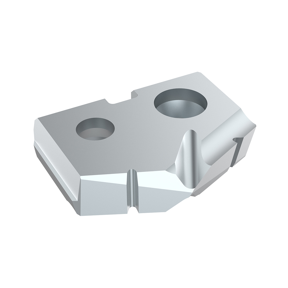 Spade Drill Insert: 13.00 mm Dia, Seat Size 0, Carbide, 132 deg Point