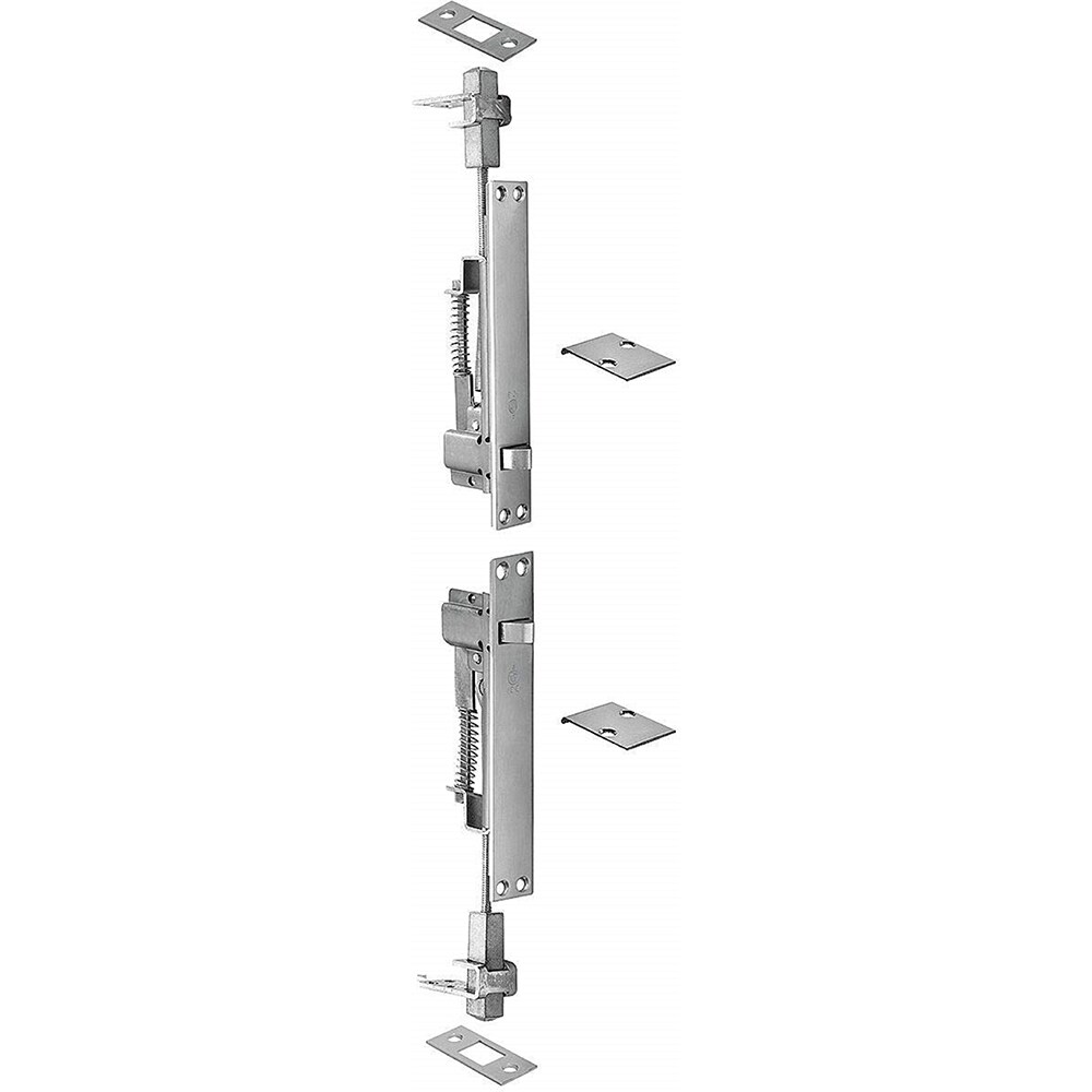 Slide Bolts; Length (Inch): 2 ; Width (Inch): 1 ; Finish/Coating: Satin Chrome