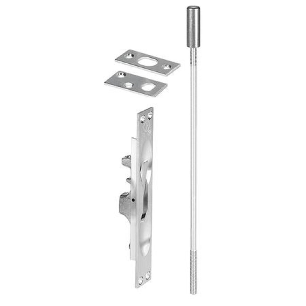 Slide Bolts; Length (Inch): 3 ; Width (Inch): 2 ; Finish/Coating: Satin Chrome