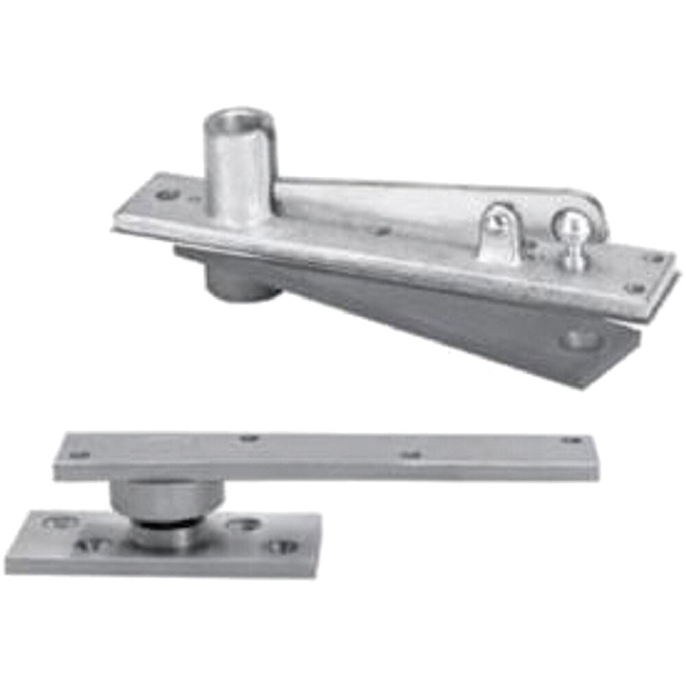Pivot Hinges; Finish/Coating: Satin Chrome ; Type: Center Hung Pivot ; Hand: Non-Handed ; Leaf Height: 7 (Inch); Length (Inch): 6-3/4 ; Load Capacity (Lb.): 500.000 (Pounds)