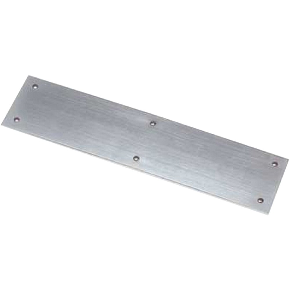 Push Plates; Type: Push Plate ; Overall Length (Inch): 16 ; Finish/Coating: Clear Anodized Aluminum