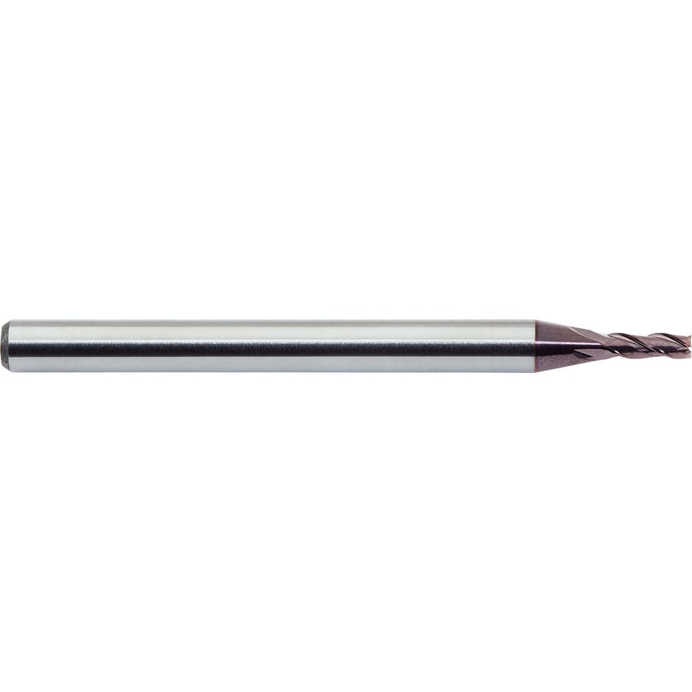 M.A. Ford. 3MVR0625AH Square End Mill: 1/16 Dia, 3/16 LOC, 1/8 Shank Dia, 1-1/2 OAL, 3 Flutes, Solid Carbide Image