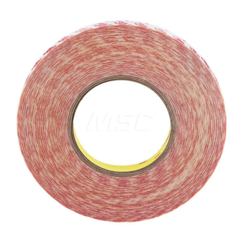Clear Double-Sided Acrylic Tape: 1/2" Wide, Acrylic Adhesive