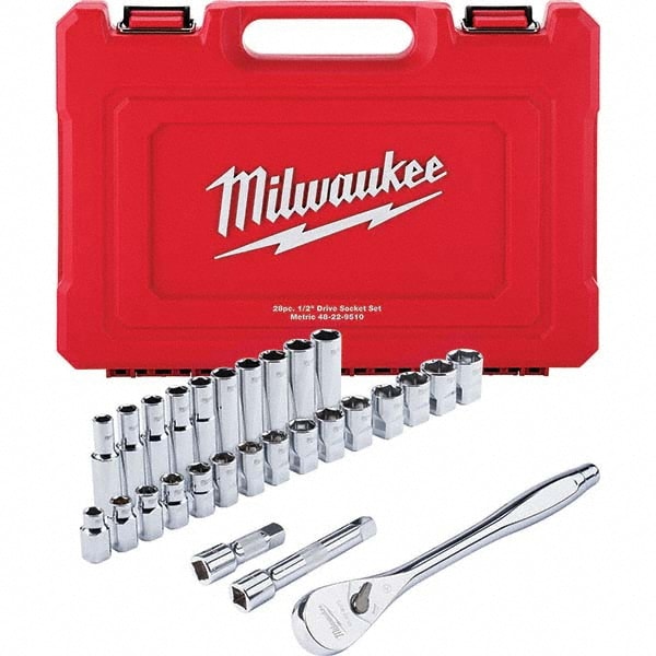 Socket Set: 28 Pc