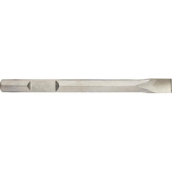 Hammer & Chipper Replacement Chisel: Chisel, 1-1/8" Head Width, 16" OAL, 1-1/8" Shank Dia