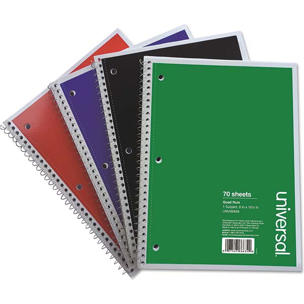 UNIVERSAL Note Pads, Writing Pads & Notebooks; Writing Pads