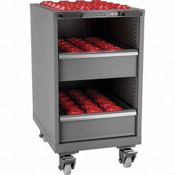 CNC Storage Carts; Style: 50 Taper ; Taper Size: HSK 50A ; Taper Size: HSK 50A ; Tool Type: CNC Toolholder ; Tool Capacity: 50 ; Load Capacity (Lb. - 3 Decimals): 2400