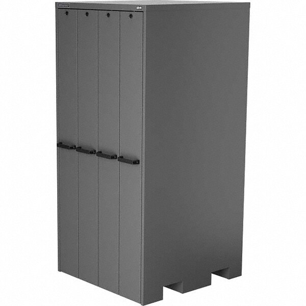 CNC Storage Shelving; Type: Vertical ; Style: 5 Shelf ; Tool Capacity: 440 ; Additional Information: 4000 Lb Capacity; Dark Gray