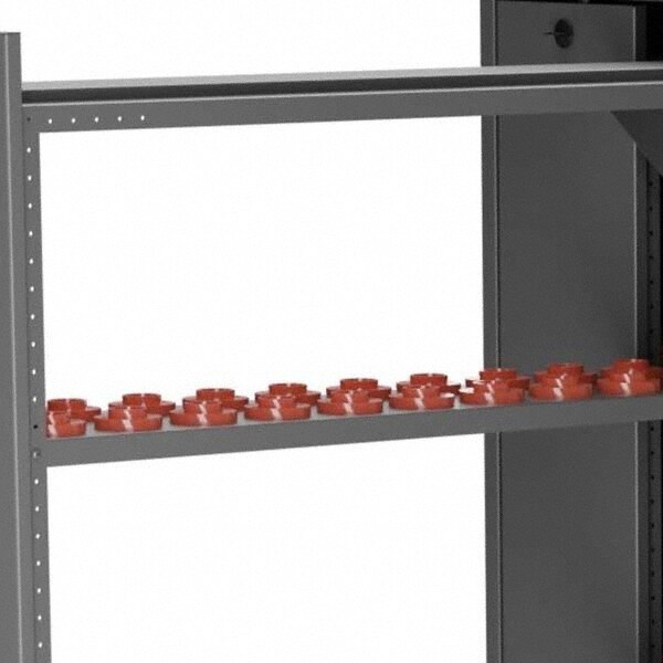 CNC Storage Accessories; For Use With: 30 Taper Tool Holders ; Tool Capacity: 22 ; Color: Gray ; Description: HSK30 Tool Holder Shelf ; PSC Code: 3460