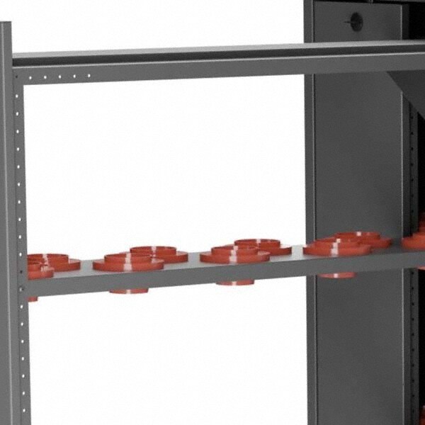 CNC Storage Accessories; For Use With: 50 Taper Tool Holders ; Tool Capacity: 10 ; Color: Gray ; Description: HSK50 Tool Holder Shelf ; PSC Code: 3460