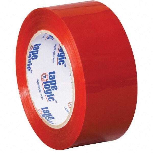 Pack of (18) 110 Yd Rolls 2" Red Box Sealing & Label Protection Tape