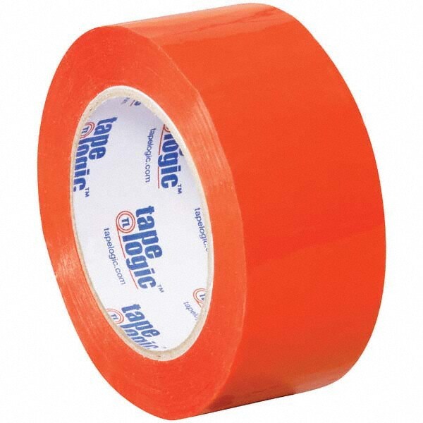 Pack of (6) 110 Yd Rolls 2" Orange Box Sealing & Label Protection Tape