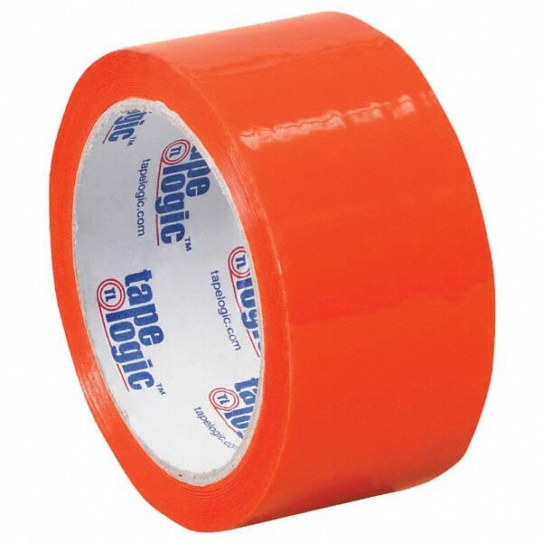 Pack of (6) 55 Yd Rolls 2" Orange Box Sealing & Label Protection Tape