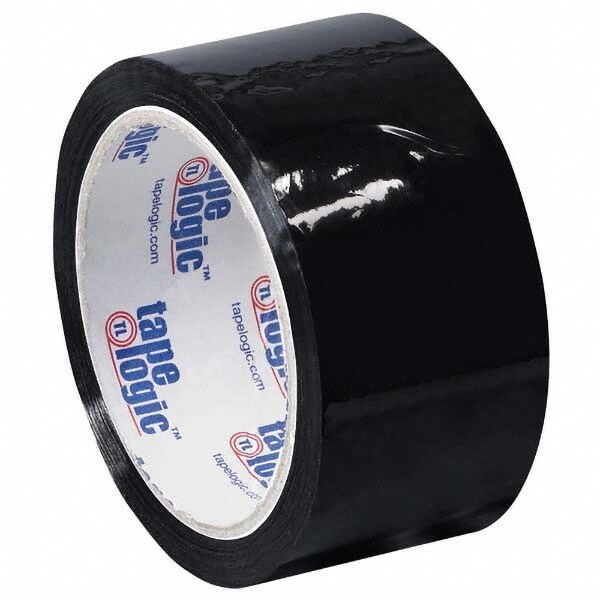 Pack of (18) 55 Yd Rolls 2" Yd Black Box Sealing & Label Protection Tape