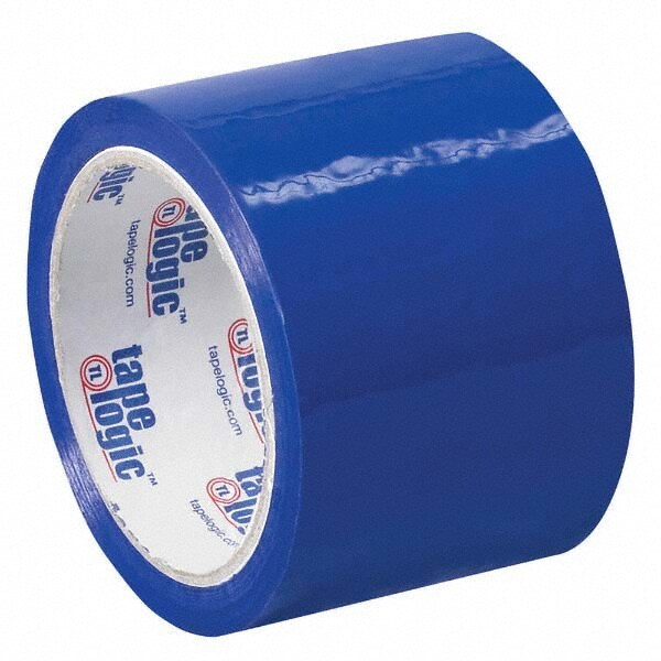 Pack of (6) 55 Yd Rolls 3" Blue Box Sealing & Label Protection Tape