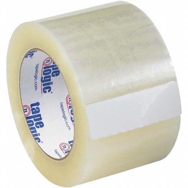 Pack of (6) 110 Yd Rolls 3" Clear Box Sealing & Label Protection Tape