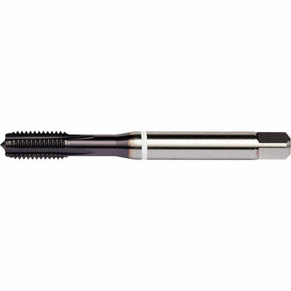3/8-16 Semi-Bottoming RH 2BX H5 TiAlN Cobalt 4-Flute Straight Flute Machine Tap