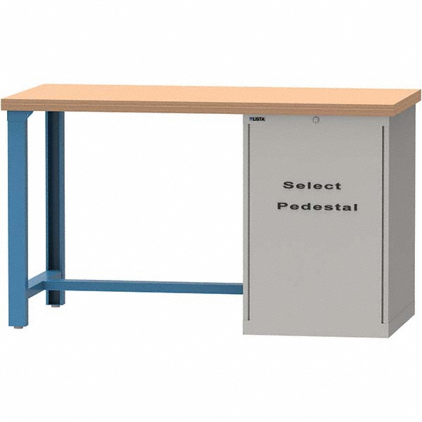 LISTA Stationary Work Bench 30" Wide, 30" Deep, 351/4" High, 1,000