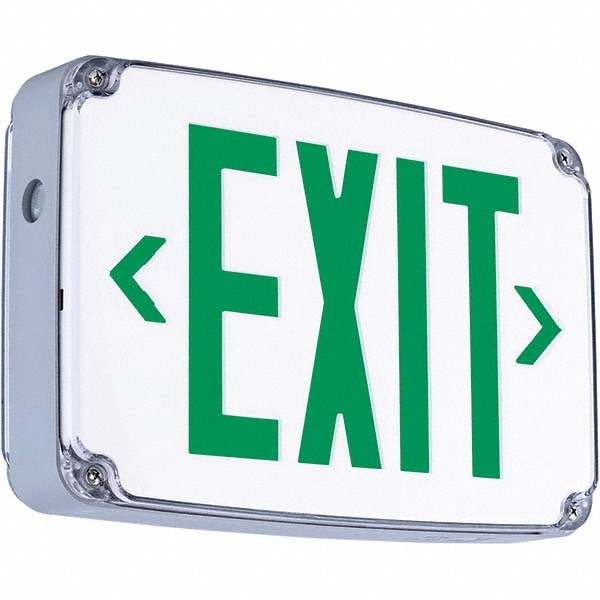 Hubbell Lighting - Illuminated Exit Signs; Number of Faces: 1; Light ...