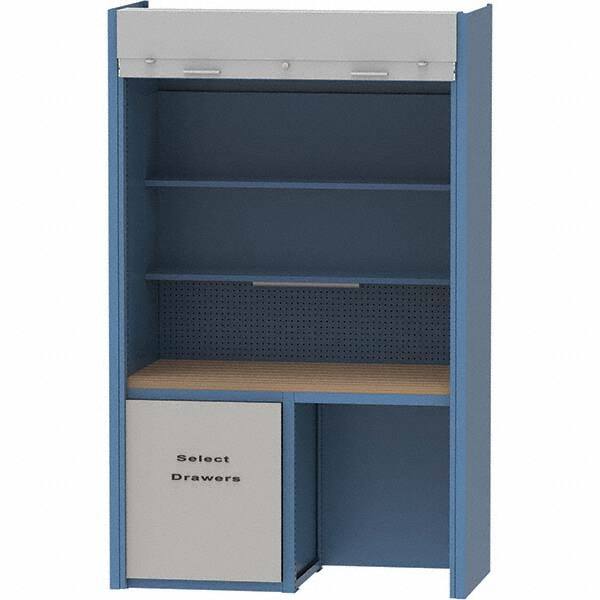 Combination Storage Cabinet: 60-1/4" Wide, 29-3/4" Deep, 99-3/8" High