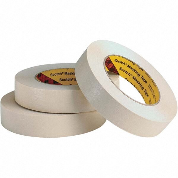 Masking Tape: 24" Wide, 60 yd Long, 7.6 mil Thick, Tan