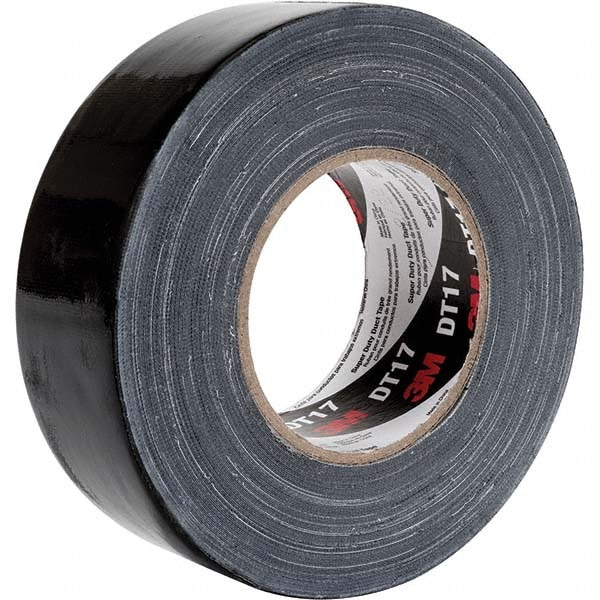 3M - 32m x 48mm x 17 mil Black Polyethylene Cloth Duct Tape - 16991515 ...