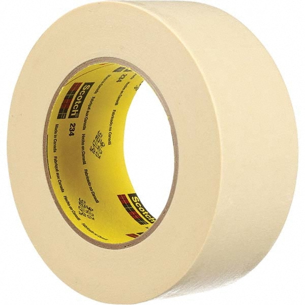 3M - Masking Tape: 3″ Wide, 60 yd Long, 5.9 mil Thick, Tan - 02999514 - MSC  Industrial Supply