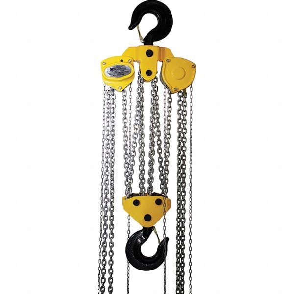 OZ Lifting Products - Manual Hand Chain Hoist with Overload Protection ...