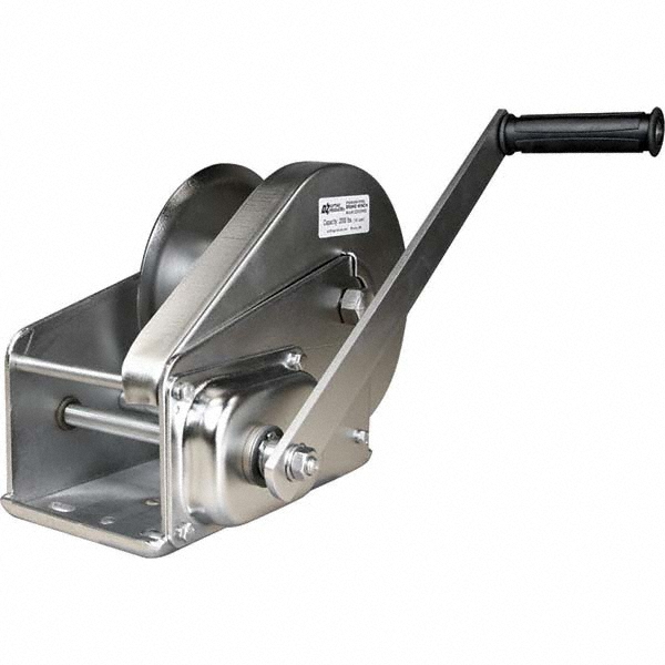 OZ Lifting Products Manual Winch Pulling, 2000 lb Line Pull Capacity