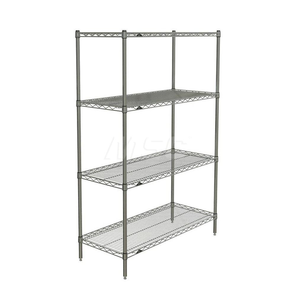 Metro Starter Unit Wire Shelving 4 Shelves MSC Direct