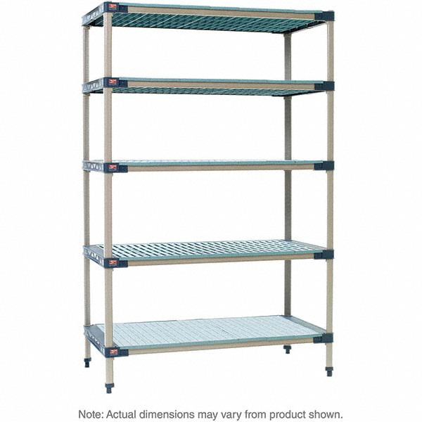 Metro Plastic Shelving Type Structural Plastic Open Shelving Shelf