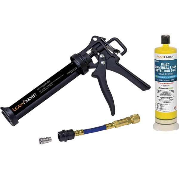 Automotive Leak Detection Kits; Type: A/C Dye Injection Kit; A/C Dye Injection Kit ; Applications: A/C Systems; A/C Systems ; Detection Type: UV ; Contents: Injector; UV Lamp; Dye; Injector;UV Lamp;Dye
