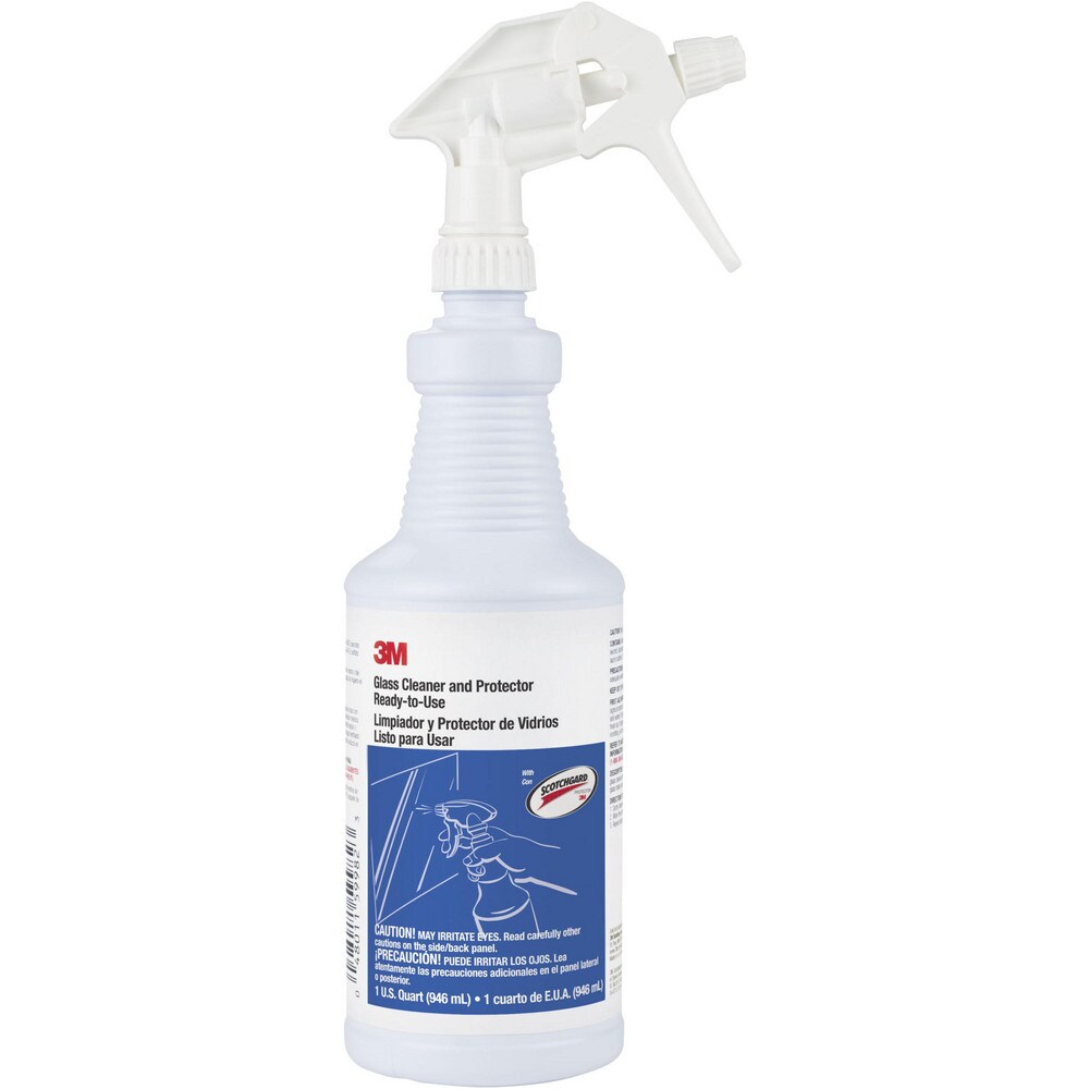 Glass Cleaner & Protector, Ready-To-Use, Each with a Trigger Sprayer, Quart