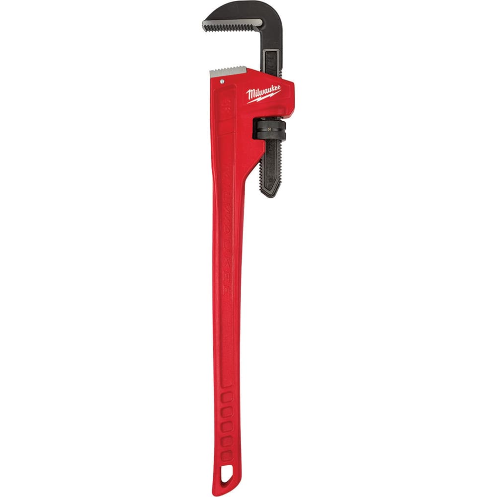 Pipe Wrench: 36" OAL, Steel