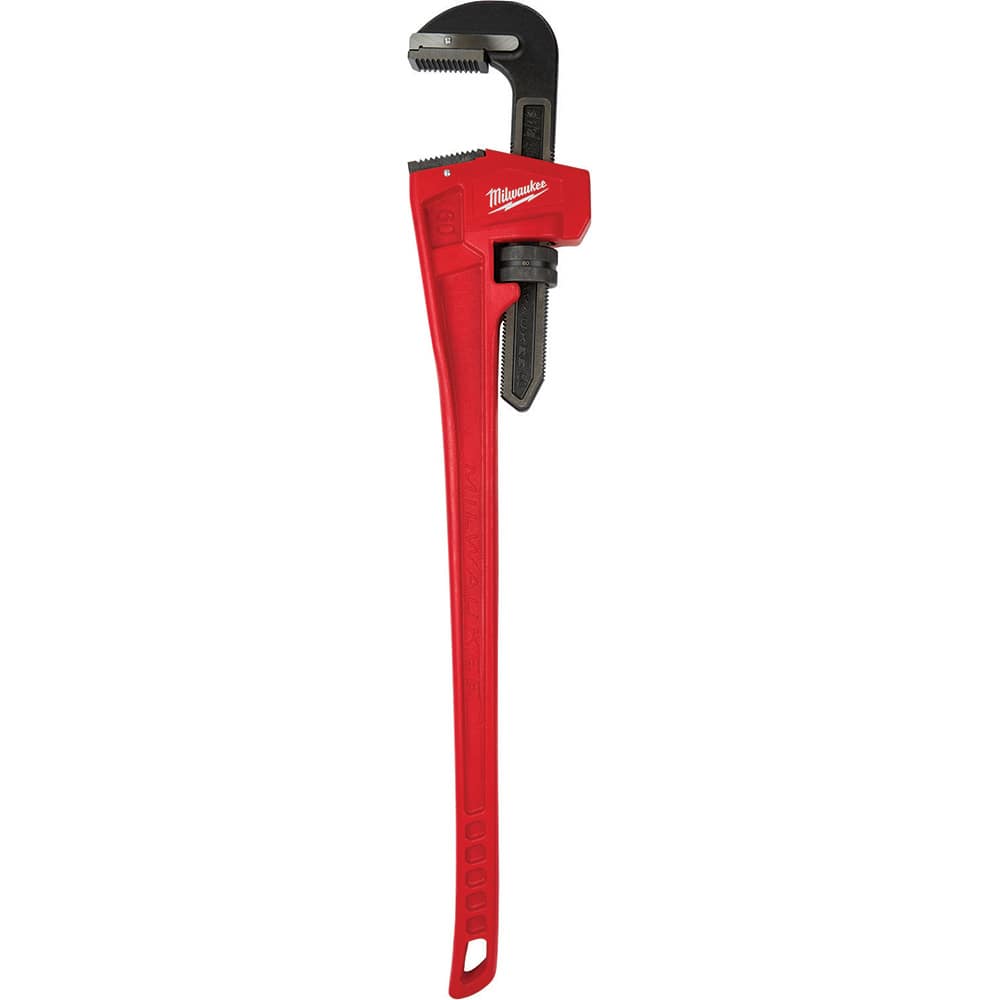 Pipe Wrench: 60" OAL, Steel