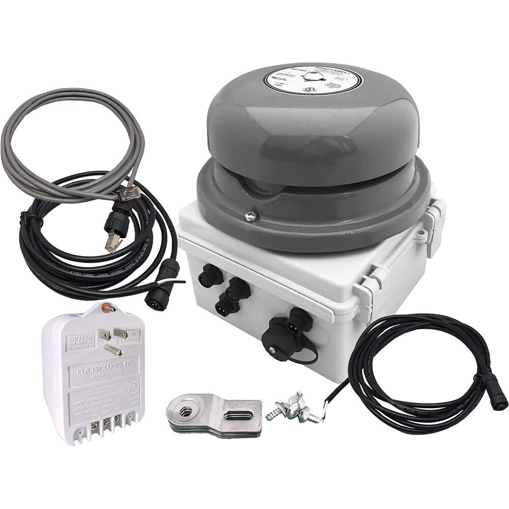Bells, Horns & Sirens; Type: IP Bell ; Explosion Proof: No ; Weatherproof: Yes ; Vibrating: Yes ; Color: Gray ; Voltage: 24V ac
