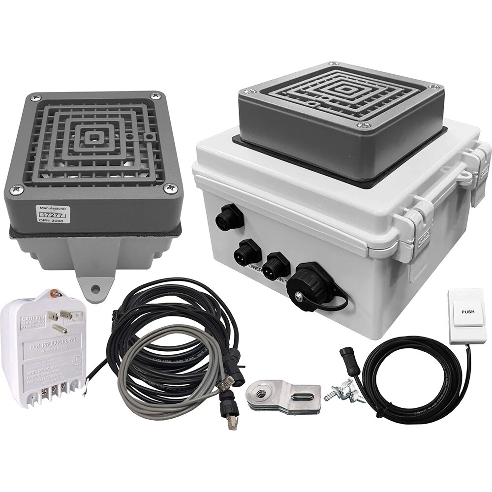 Bells, Horns & Sirens; Type: IP Buzzer ; Explosion Proof: No ; Weatherproof: Yes ; Vibrating: Yes ; Color: Gray ; Voltage: 24V ac