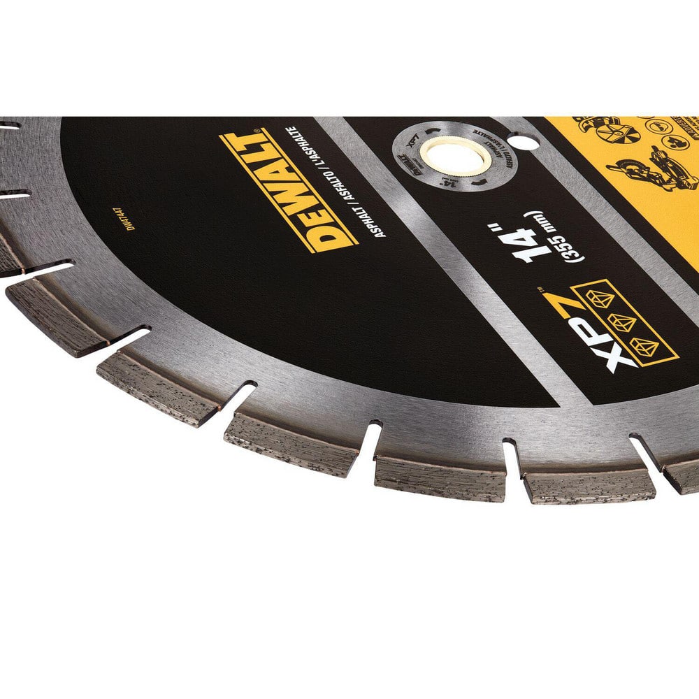 Wet & Dry-Cut Saw Blades; Blade Diameter (Inch): 14in ; Blade Material: Diamond-Tipped ; Blade Thickness (Decimal Inch): 0.1250 ; Arbor Hole Diameter (Inch): 1" ; Number of Teeth: 24 ; Arbor Style: Round