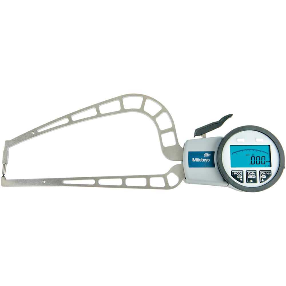 Electronic Caliper Gages; Contact Point Type: Ball/Ball ; Groove Width (Decimal Inch): 0.1200
