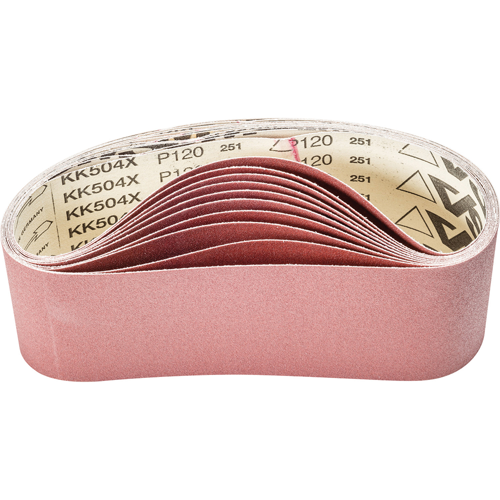 PFERD Abrasive Belt 4" Wide, 24" OAL, 120 Grit, Aluminum Oxide MSC Direct