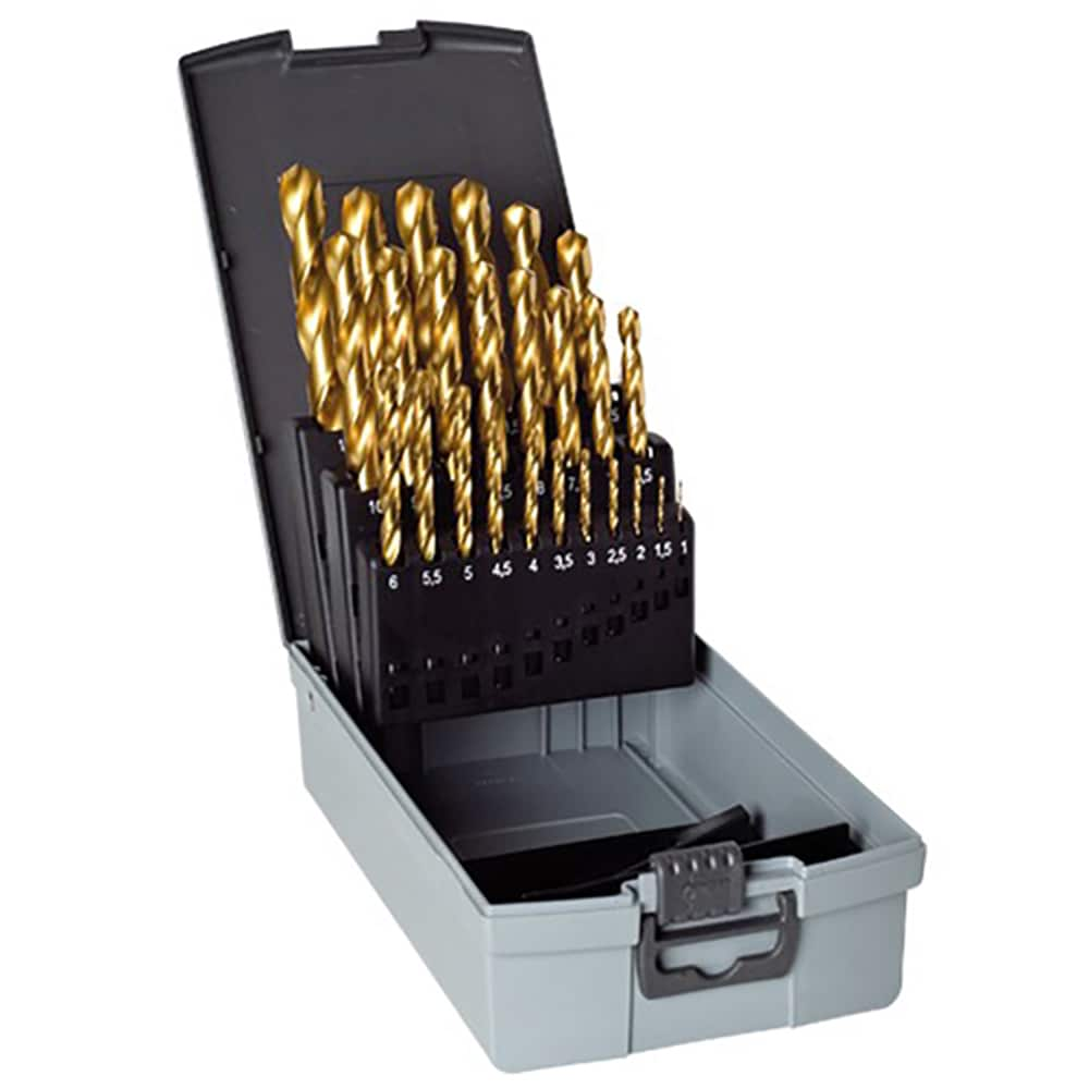 29-Piece Metal Index Drill Bit Set