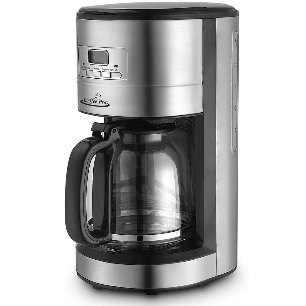 Coffee Pro Home/Office Euro Style Coffee Maker, Stainless Steel