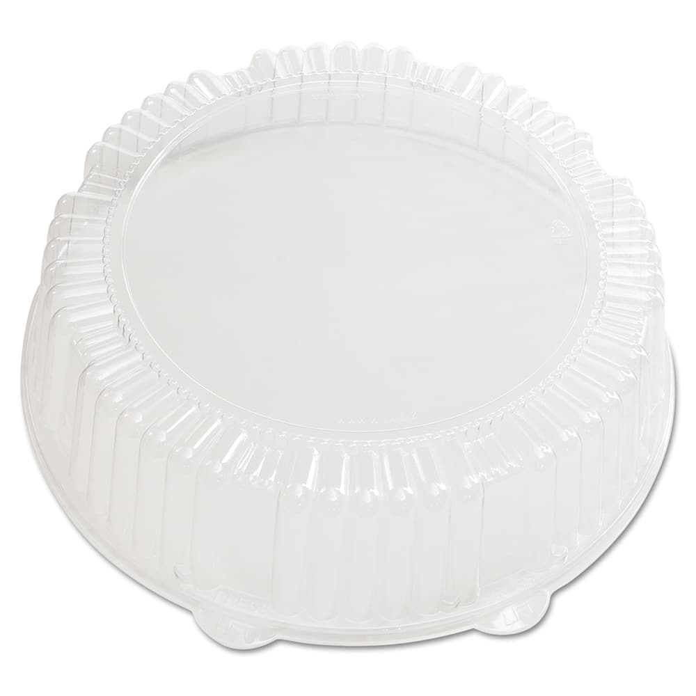 Food Container Lids; For Use With: Caterline. & Checkmate. Products ; Shape: Round ; Diameter/Width (Decimal Inch): 12.0000 ; Length (Decimal Inch): 10.5000 ; Material Family: Plastic ; Color: Clear