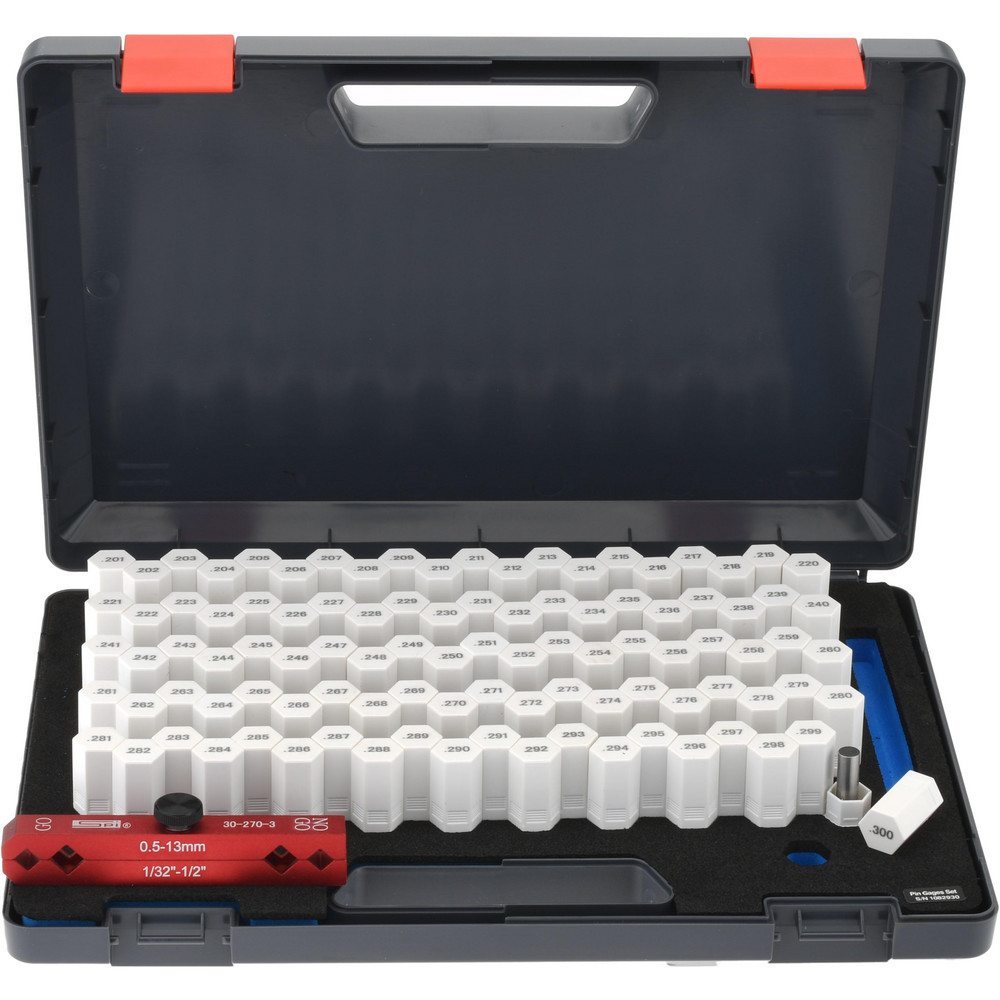 SPI Class ZZ Plug Gage Set 0.201 to 0.3" Range, 100 Pc MSC Direct