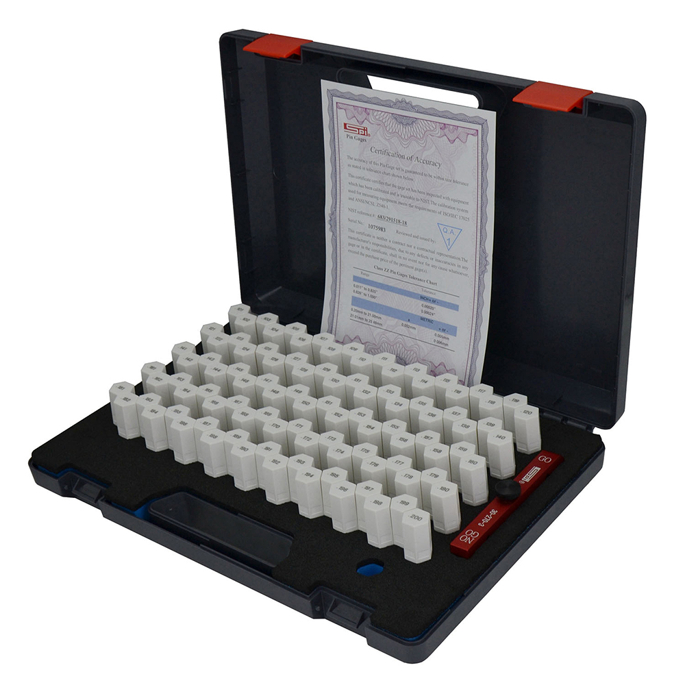 SPI Class ZZ Plug Gage Set 0.011 to 0.1" Range, 90 Pc MSC Direct