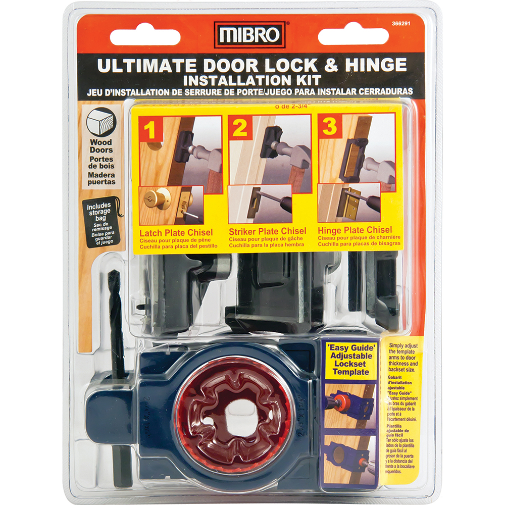 Mibro DoorLock Installation Hole Saw Kit 2 Pc MSC Industrial